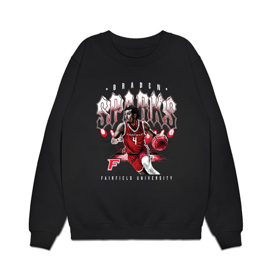 Fairfield - NCAA Men's Basketball : Braden Sparks - Collage Premium Crewneck Sweatshirt-0
