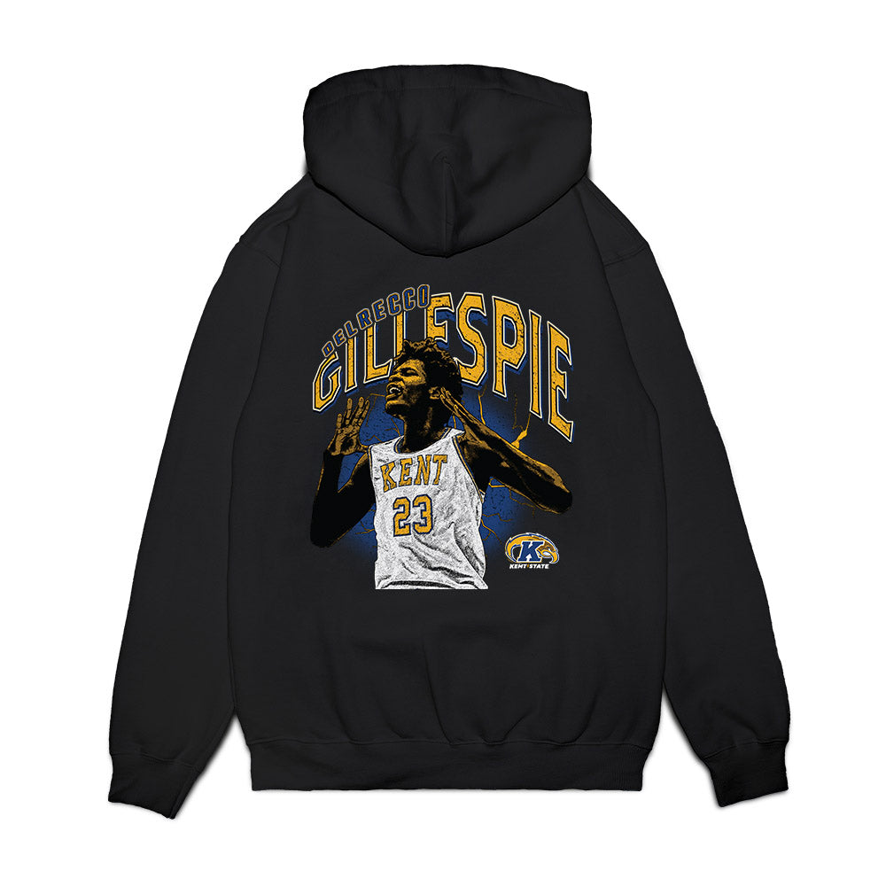 Kent State - NCAA Men's Basketball : Delrecco Gillespie - Collage Premium Hooded Sweatshirt-1