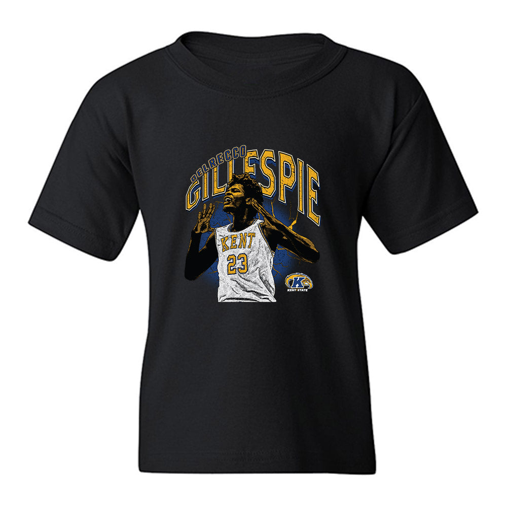 Kent State - NCAA Men's Basketball : Delrecco Gillespie - Collage Youth T-Shirt-0