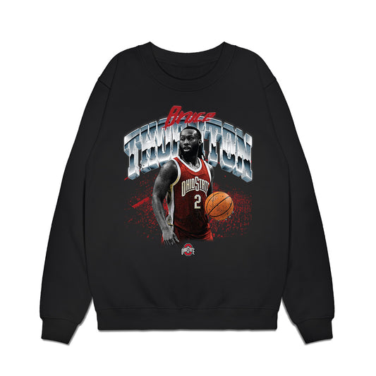 Ohio State - NCAA Men's Basketball : Bruce Thornton - Collage Premium Crewneck Sweatshirt-0