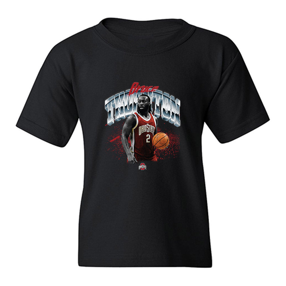Ohio State - NCAA Men's Basketball : Bruce Thornton - Collage Youth T-Shirt-0