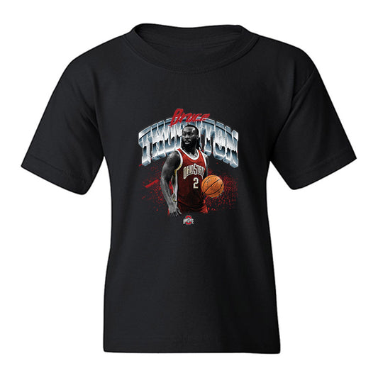 Ohio State - NCAA Men's Basketball : Bruce Thornton - Collage Youth T-Shirt-0