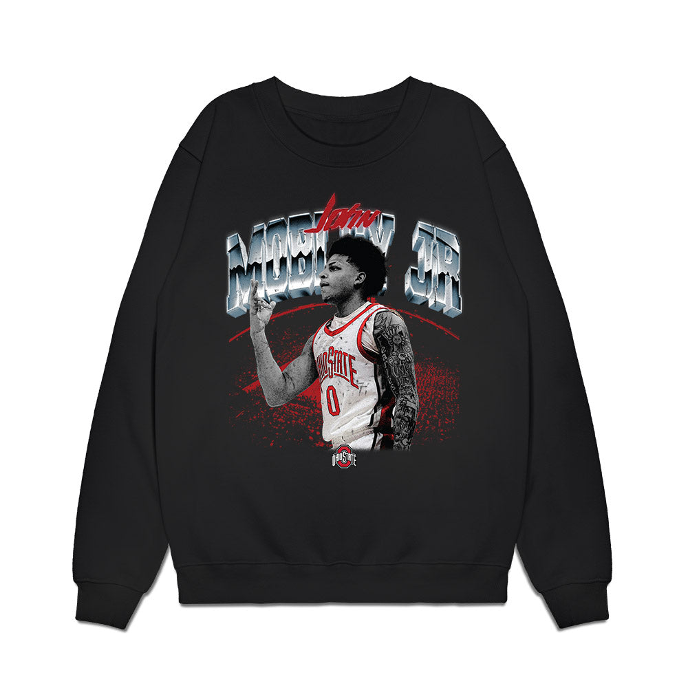 Ohio State - NCAA Men's Basketball : John Mobley Jr - Premium Crewneck Sweatshirt-0
