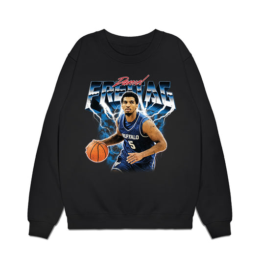Buffalo - NCAA Men's Basketball : Daniel Freitag - Collage Premium Crewneck Sweatshirt-0