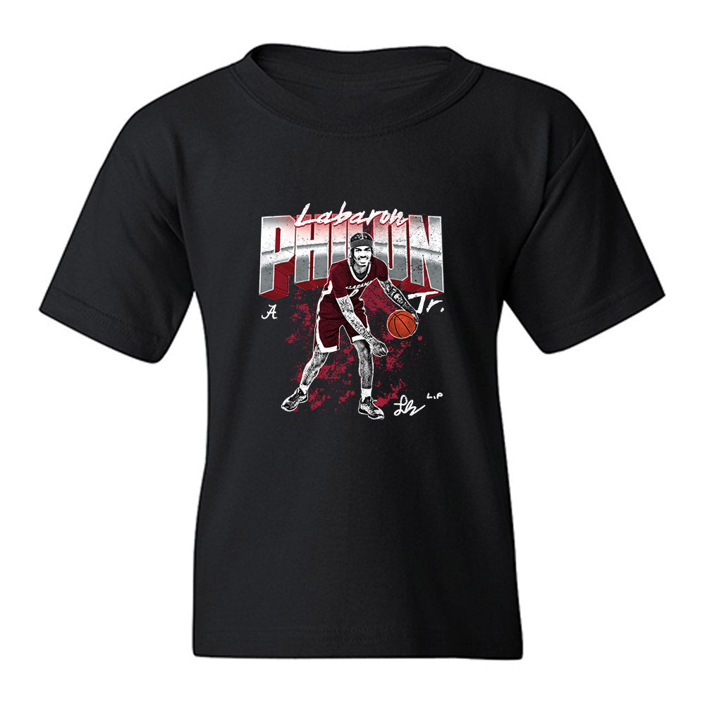Alabama - NCAA Men's Basketball : Labaron Philon Jr. - Collage Youth T-Shirt-0