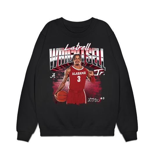 Alabama - NCAA Men's Basketball : Latrell Wrightsell Jr. - Collage Premium Crewneck Sweatshirt-0