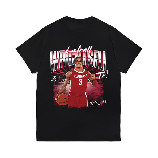 Alabama - NCAA Men's Basketball : Latrell Wrightsell Jr. - Collage Comfort Colors T-Shirt-0