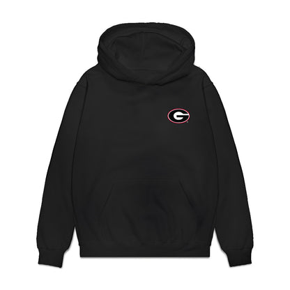 Georgia - NCAA Men's Basketball : Jeremiah Wilkinson - Collage Premium Hooded Sweatshirt-0