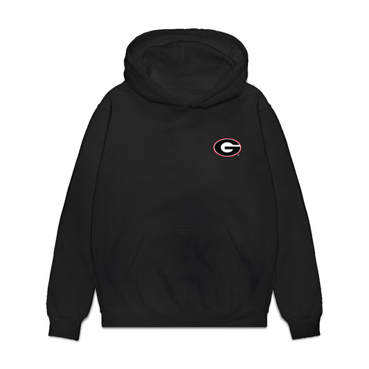 Georgia - NCAA Men's Basketball : Jeremiah Wilkinson - Collage Premium Hooded Sweatshirt-0