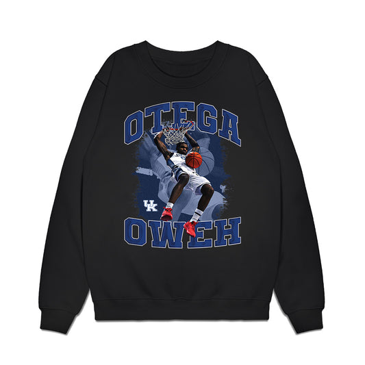Kentucky - NCAA Men's Basketball : Otega Oweh - Collage Premium Crewneck Sweatshirt-0