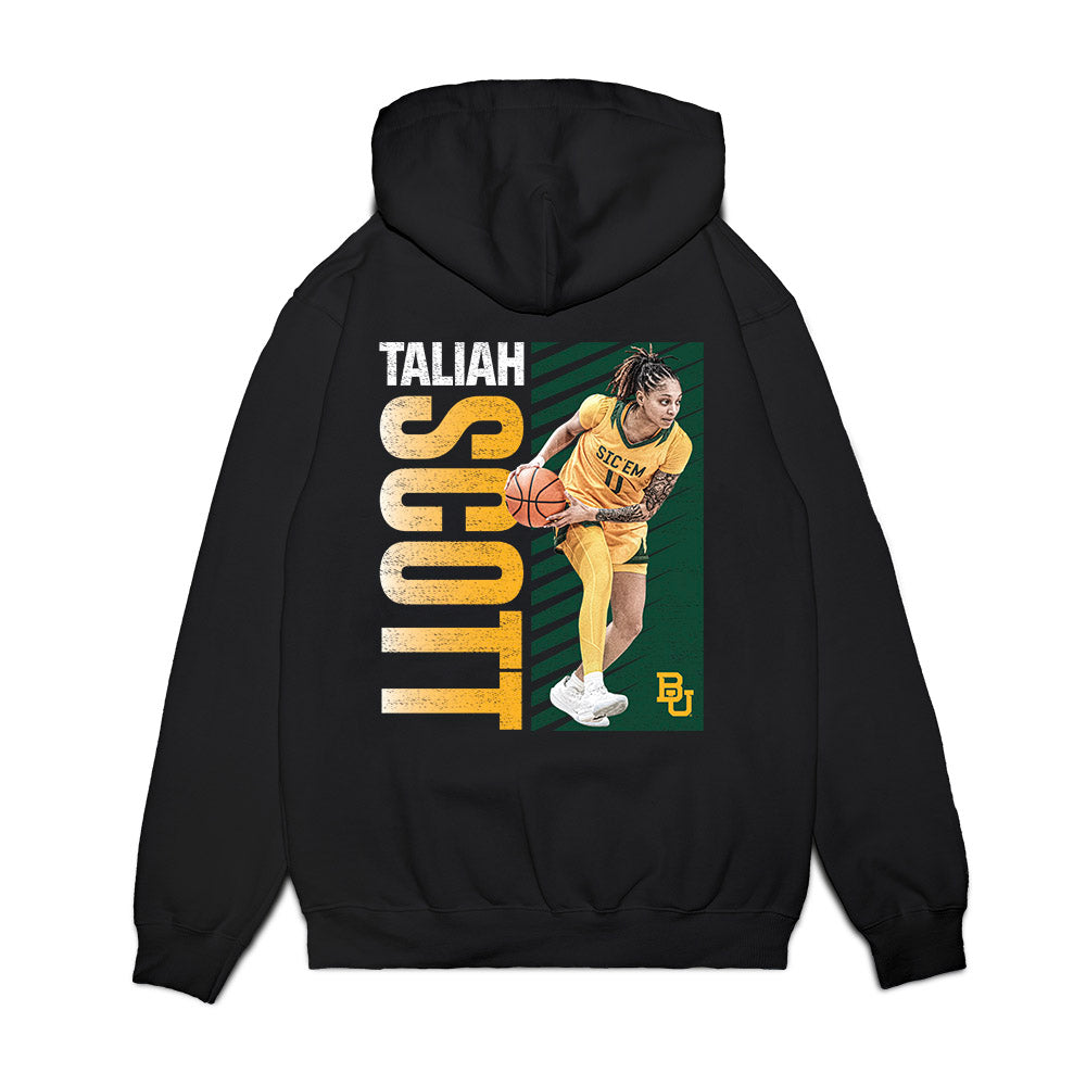 Baylor - NCAA Women's Basketball : Taliah Scott - Collage Premium Hooded Sweatshirt-1