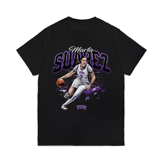 TCU - NCAA Women's Basketball : Marta Suarez - Collage Comfort Colors T-Shirt-0