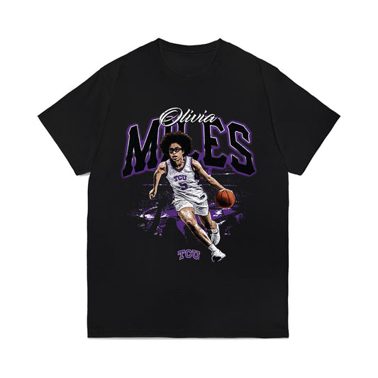TCU - NCAA Women's Basketball : Olivia Miles - Collage Comfort Colors T-Shirt-0