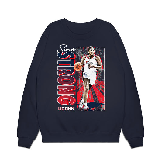 UConn - NCAA Women's Basketball : Sarah Strong - Collage Premium Crewneck Sweatshirt-0