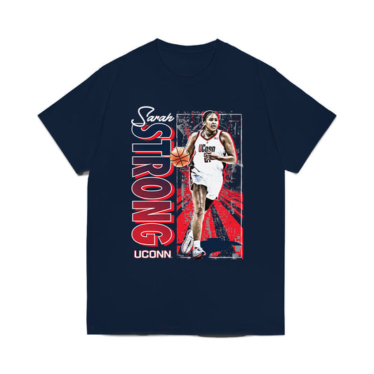 UConn - NCAA Women's Basketball : Sarah Strong - Collage Comfort Colors T-Shirt-0