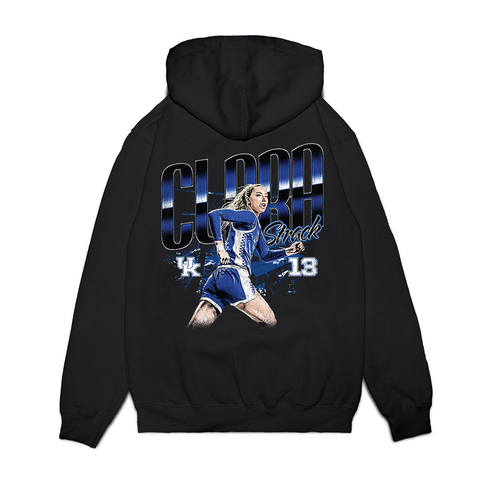 Kentucky - NCAA Women's Basketball : Clara Strack - Collage Premium Hooded Sweatshirt-1