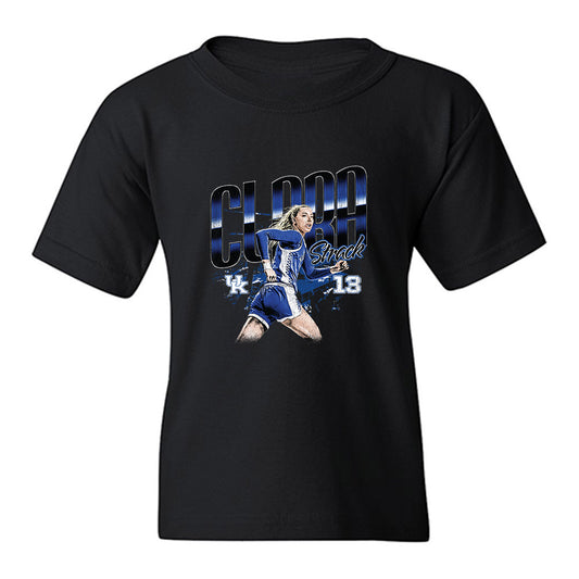 Kentucky - NCAA Women's Basketball : Clara Strack - Collage Youth T-Shirt-0