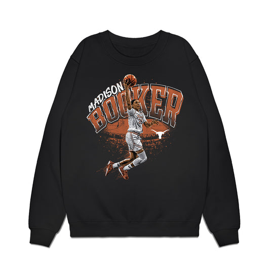 Texas - NCAA Women's Basketball : Madison Booker - Collage Premium Crewneck Sweatshirt-0