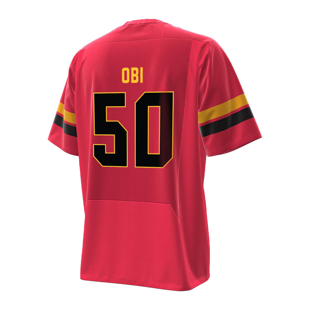 Ferris State - NCAA Football : Chimdindu Obi - Under Armour® Football Jersey-1