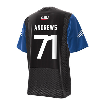 Georgia State - NCAA Football : Aidan Andrews - Under Armour® Football Jersey-1