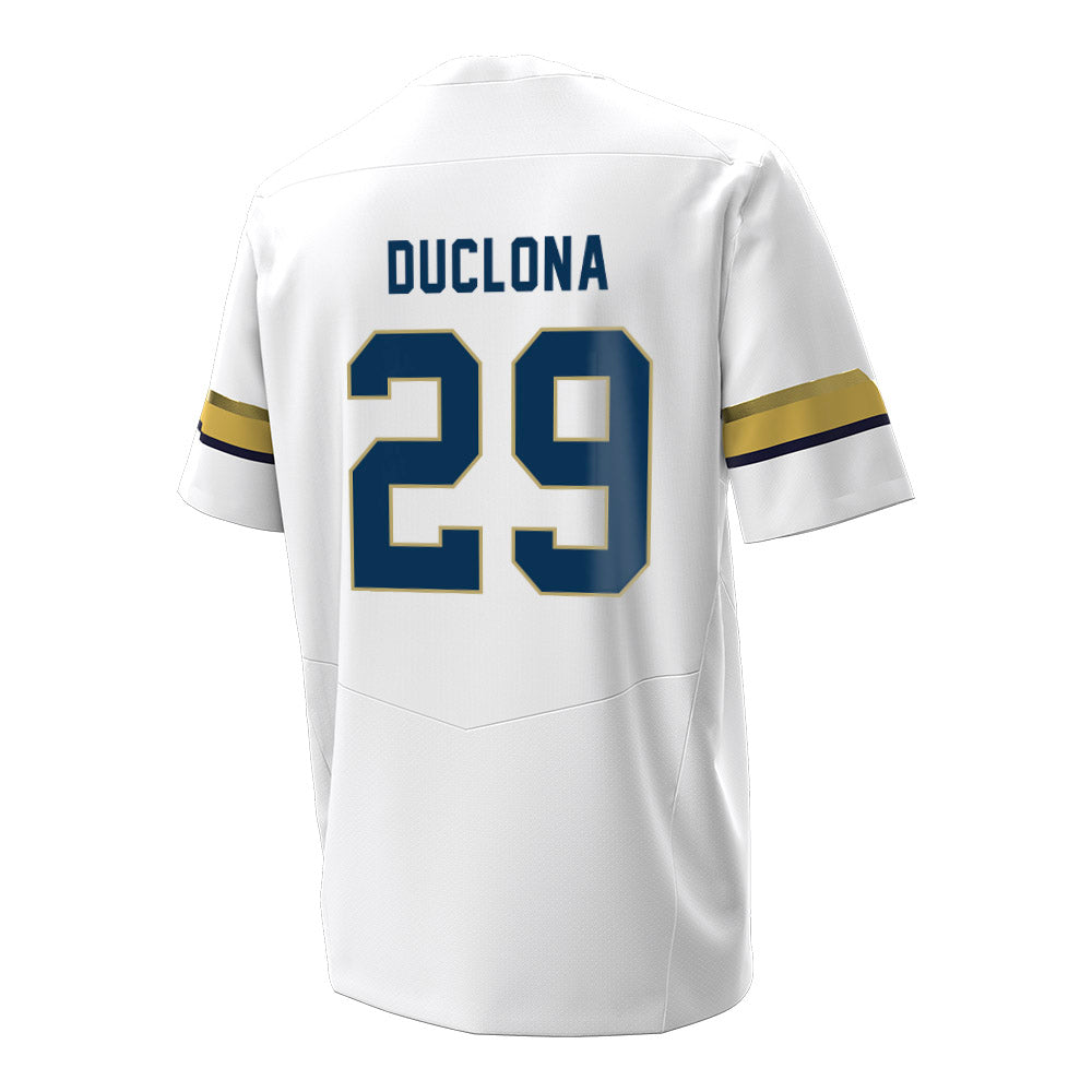Georgia Tech - NCAA Football : Jonas Duclona - Under Armour® Football Jersey-1