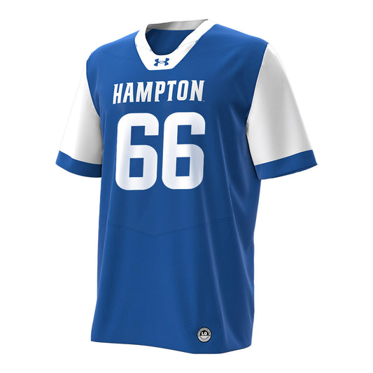 Hampton - NCAA Football : Kaisarra Afusia-Breeland - Under Armour® Football Jersey-0