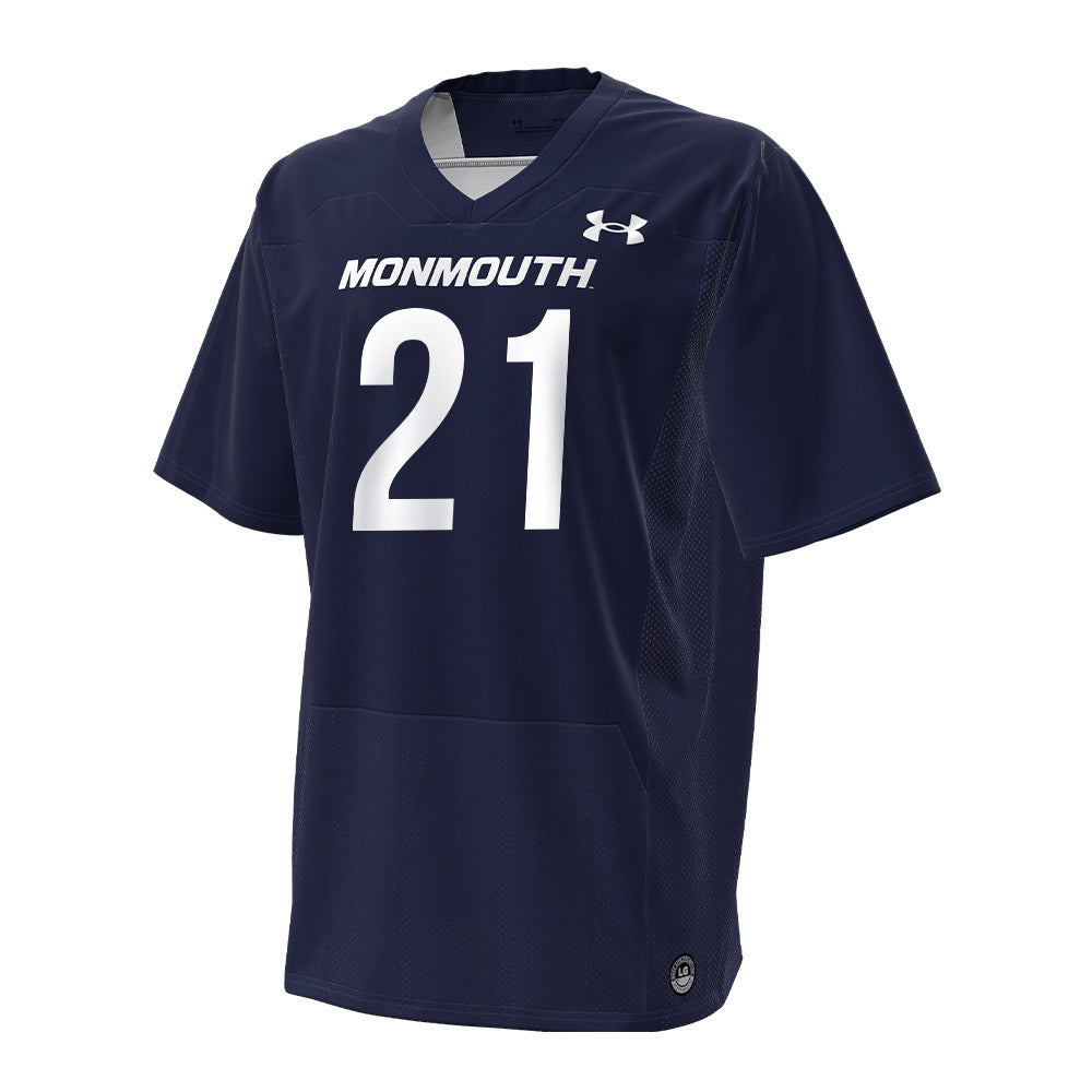 Monmouth - NCAA Football : Omar Ibrahim - Under Armour® Football Jersey-0