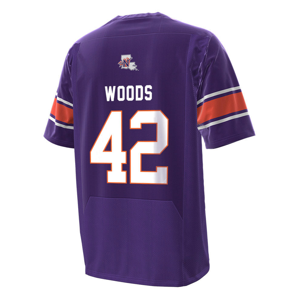 Northwestern State - NCAA Football : Braden Woods - Under Armour® Football Jersey-1