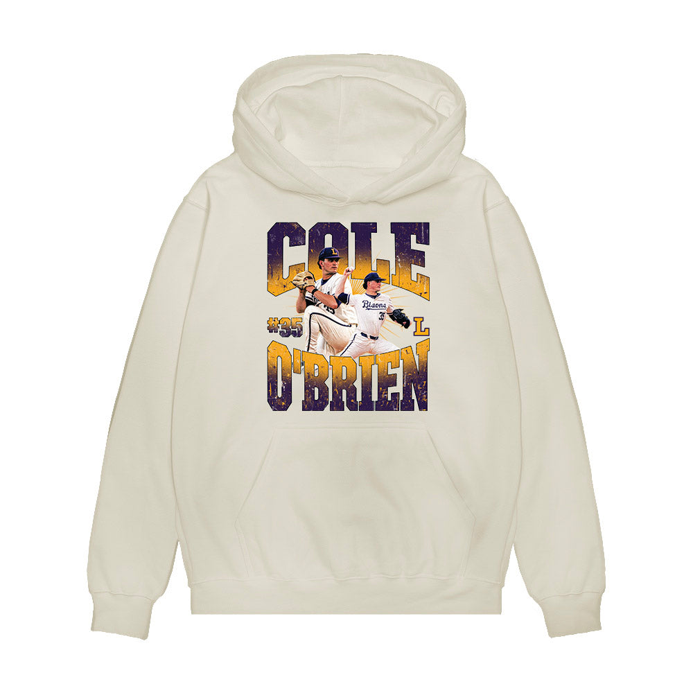 Lipscomb - NCAA Baseball : Cole O'Brien - Collage Premium Hooded Sweatshirt-0