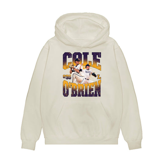 Lipscomb - NCAA Baseball : Cole O'Brien - Collage Premium Hooded Sweatshirt-0