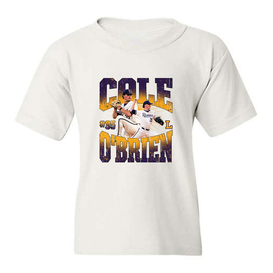 Lipscomb - NCAA Baseball : Cole O'Brien - Collage Youth T-Shirt-0