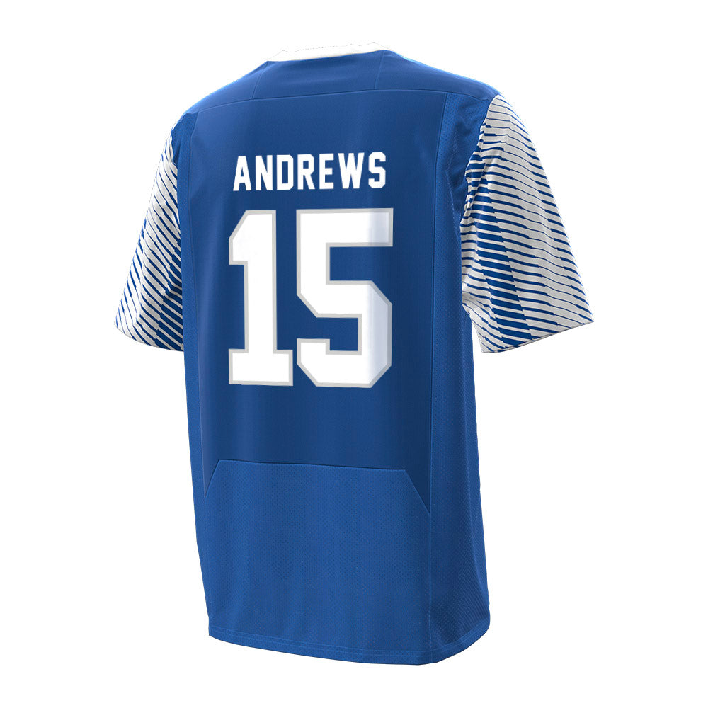 Indiana State - NCAA Football : Xavian Andrews - Under Armour® Football Jersey-1