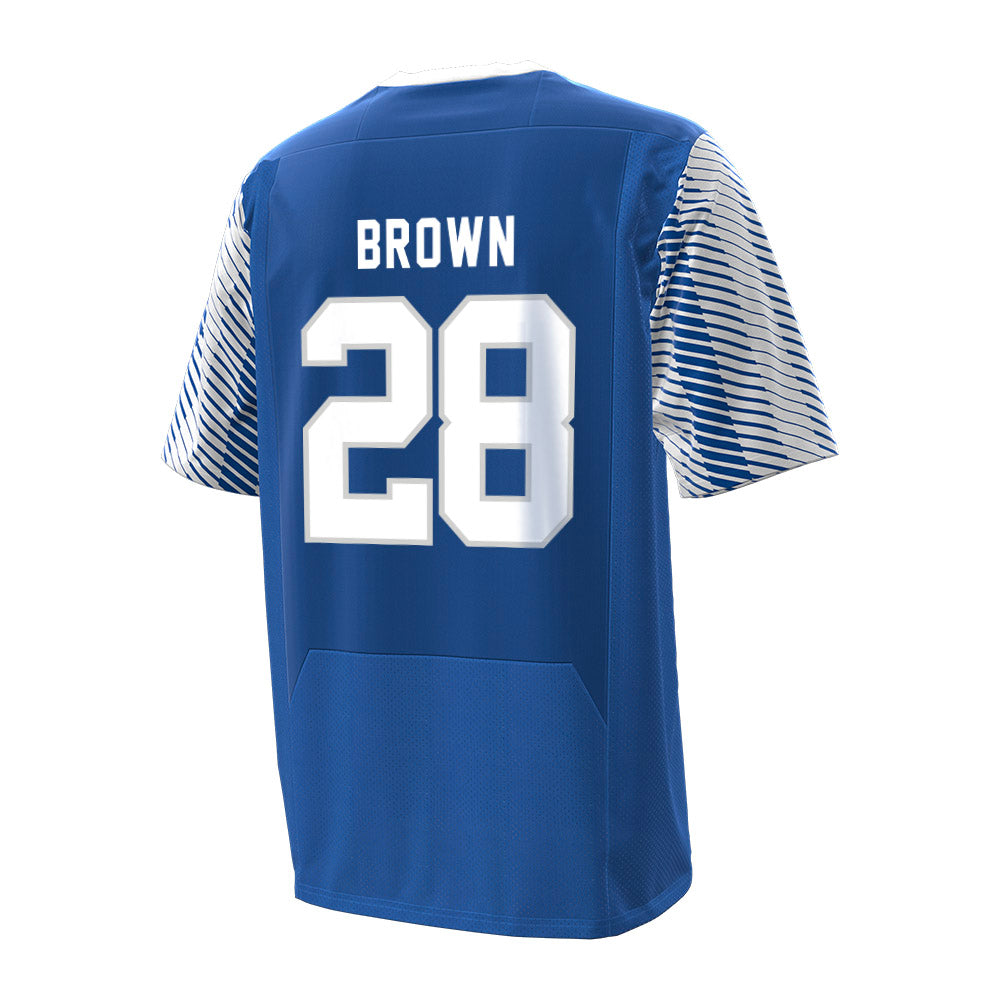 Indiana State - NCAA Football : Deion Brown - Under Armour® Football Jersey-1