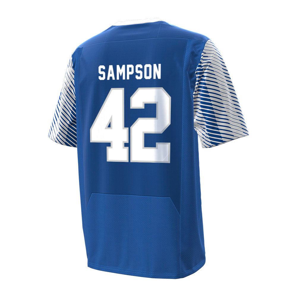 Indiana State - NCAA Football : Braxton Sampson - Under Armour® Football Jersey-1