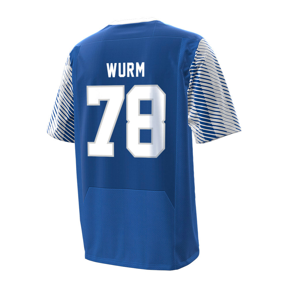 Indiana State - NCAA Football : Zac Wurm - Under Armour® Football Jersey-1