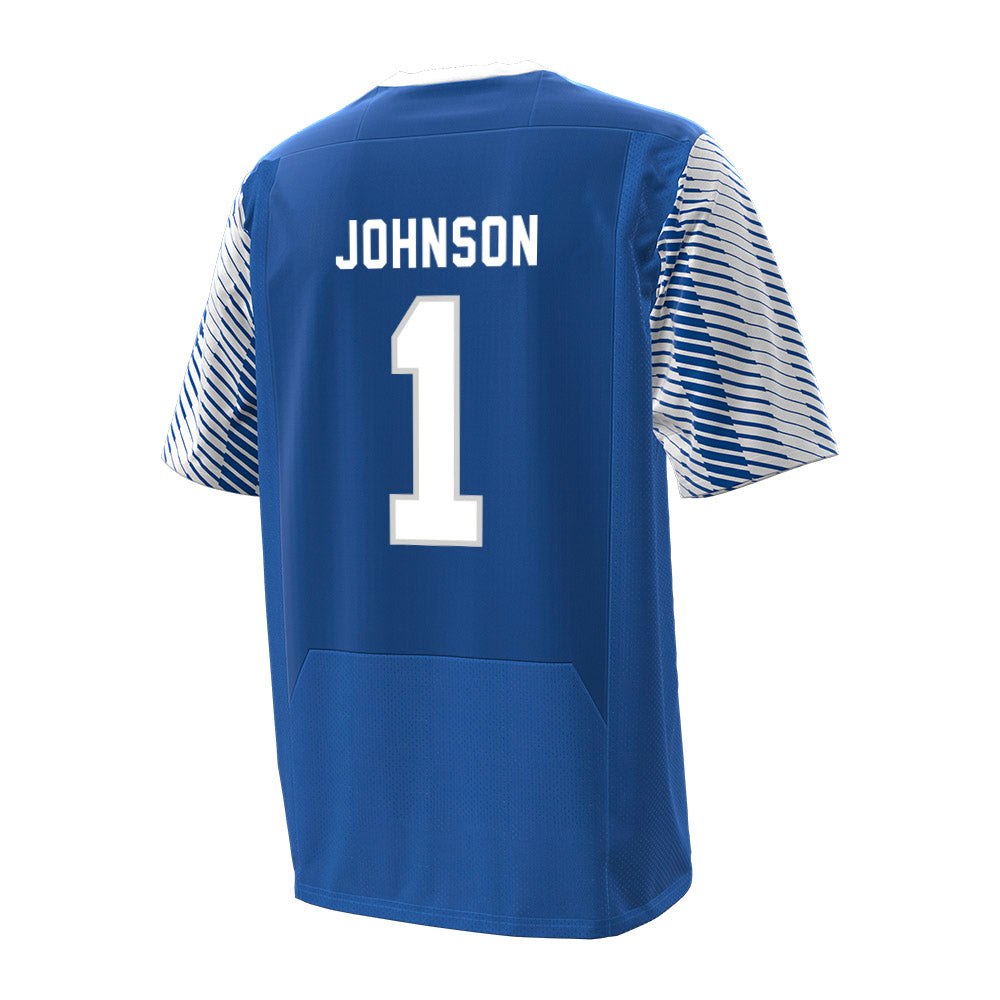 Indiana State - NCAA Football : Devin Johnson - Under Armour® Football Jersey-1