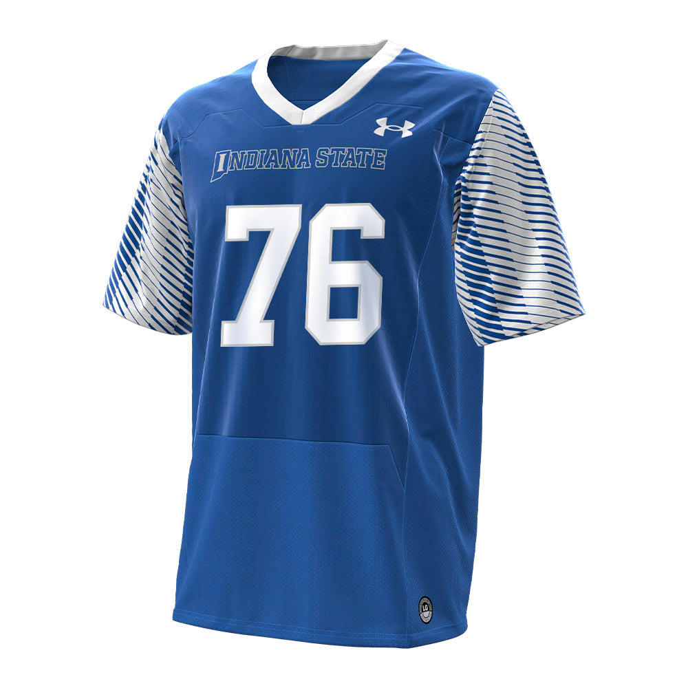 Indiana State - NCAA Football : Devion Johnson - Under Armour® Football Jersey-0