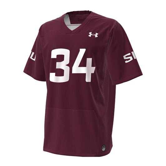 SIU Carbondale - NCAA Football : David Obadein - Under Armour® Football Jersey-0