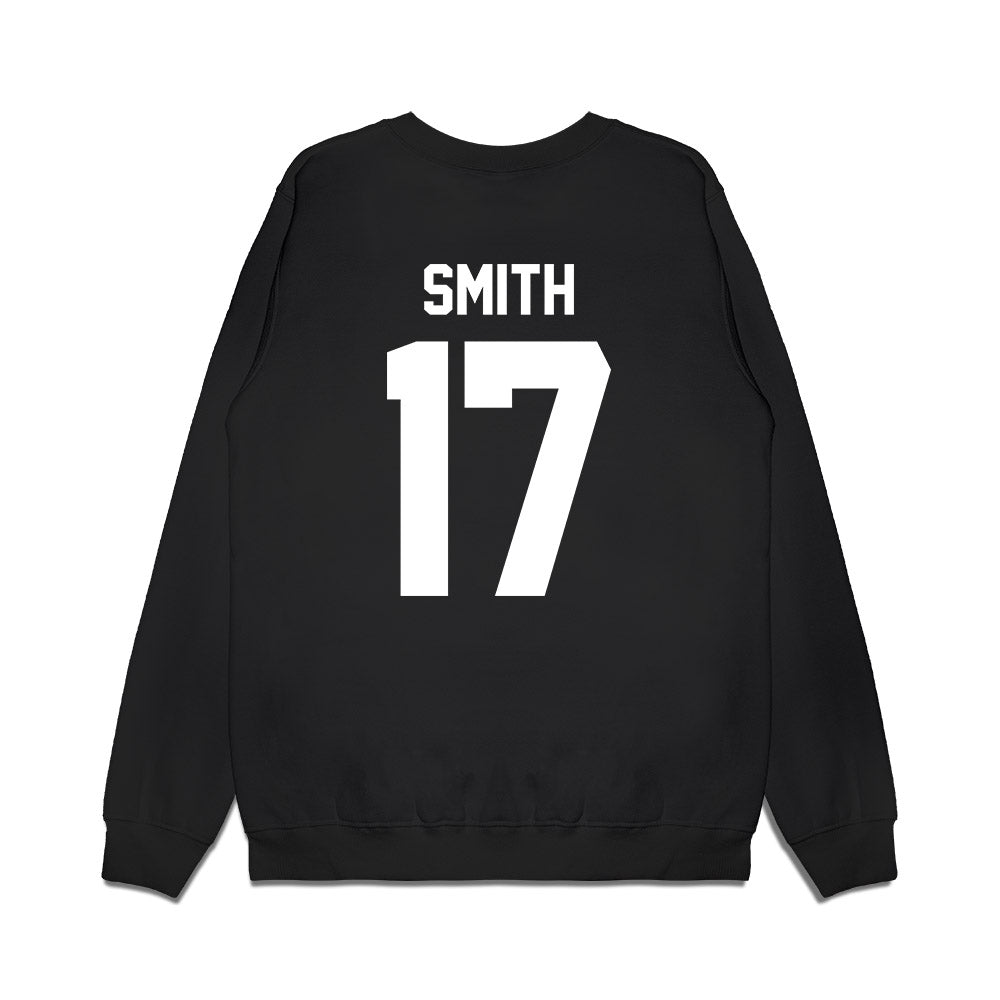 Oregon - NCAA Baseball : Drew Smith - Home Run Helmet Premium Crewneck Sweatshirt-1