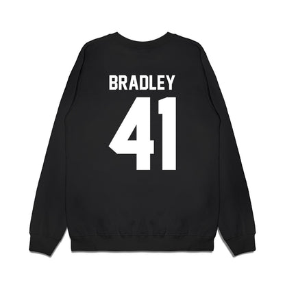 Oregon - NCAA Baseball : Tanner Bradley - Home Run Helmet Premium Crewneck Sweatshirt-1