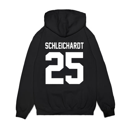 Oregon - NCAA Baseball : Josh Schleichardt - Home Run Helmet Premium Hooded Sweatshirt-1