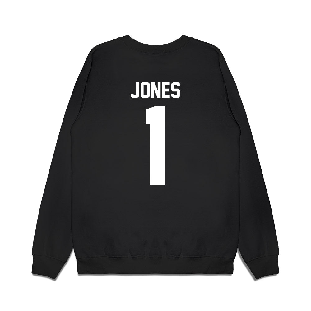 Oregon - NCAA Baseball : Tyler Jones - Home Run Helmet Premium Crewneck Sweatshirt-1