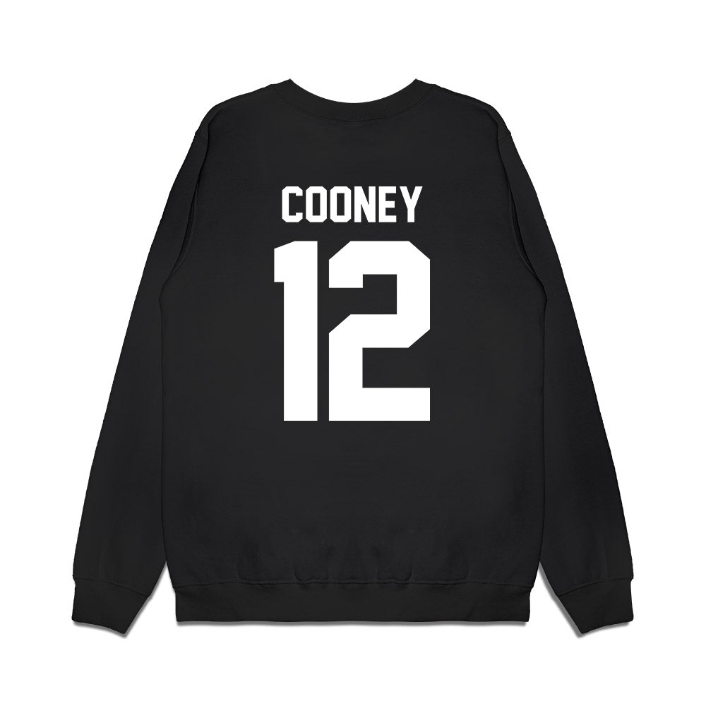 Oregon - NCAA Baseball : Ryan Cooney - Home Run Helmet Premium Crewneck Sweatshirt-1