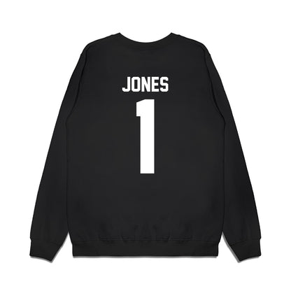 Oregon - NCAA Baseball : Tyler Jones - Home Run Helmet Premium Crewneck Sweatshirt-1
