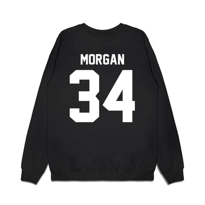 Oregon - NCAA Baseball : Owen Morgan - Home Run Helmet Premium Crewneck Sweatshirt-1