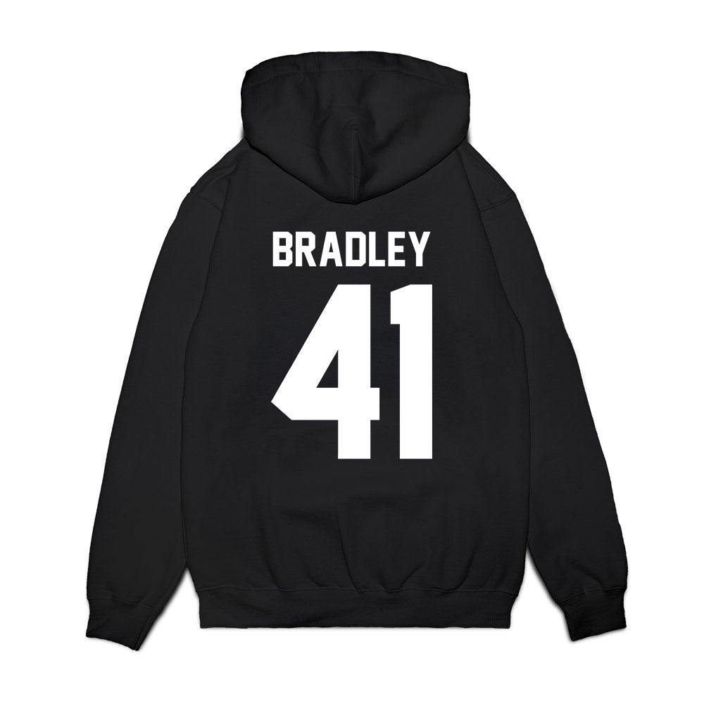 Oregon - NCAA Baseball : Tanner Bradley - Home Run Helmet Premium Hooded Sweatshirt-1