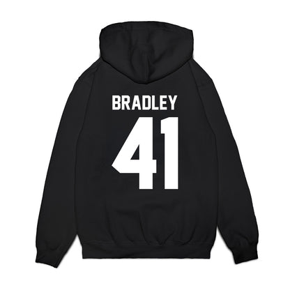 Oregon - NCAA Baseball : Tanner Bradley - Home Run Helmet Premium Hooded Sweatshirt-1
