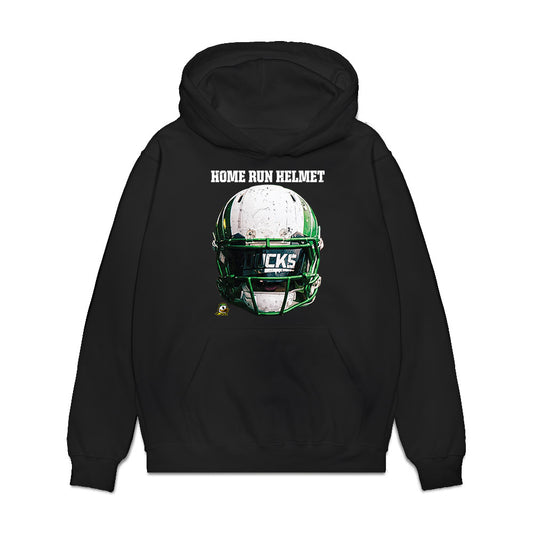 Oregon - NCAA Baseball : Josh Schleichardt - Home Run Helmet Premium Hooded Sweatshirt-0
