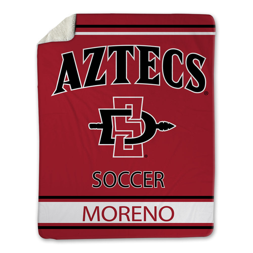 SDSU - NCAA Men's Soccer : Greyson Moreno - Blanket-0