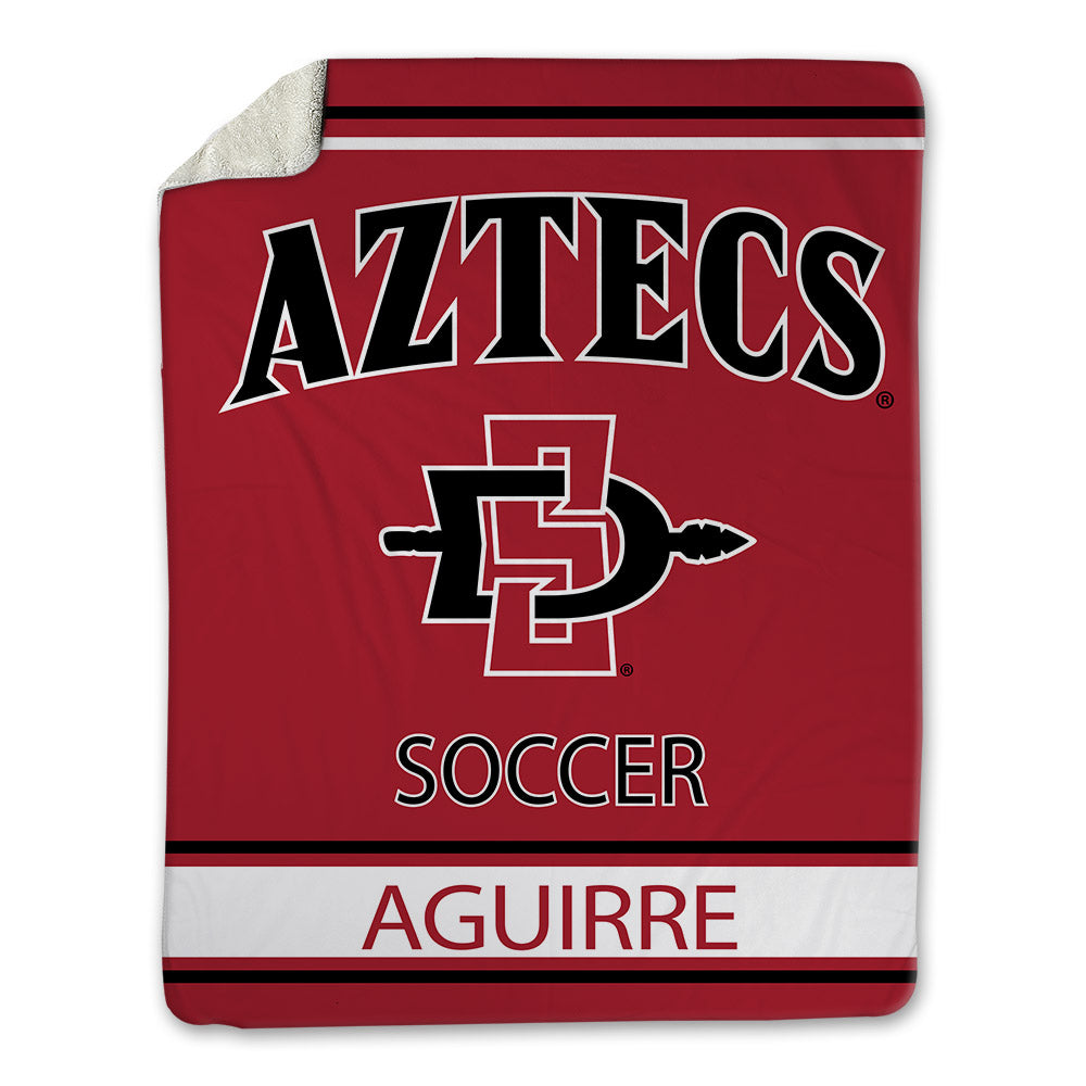 SDSU - NCAA Men's Soccer : Giovanni Aguirre - Blanket-0